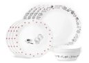 סט 12 חלקים ל 4 סועדים Corelle Hello Kitty
